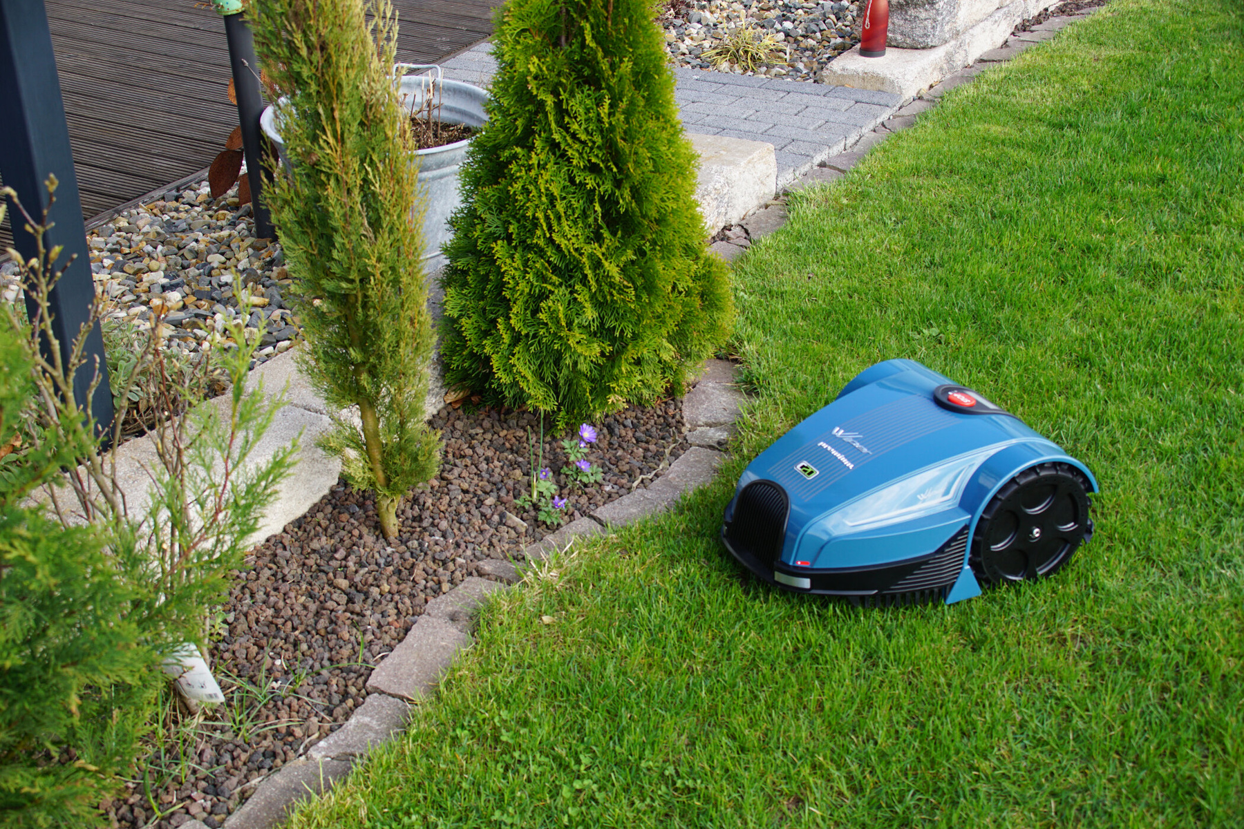 Gartenroboter des Maschinenhandels Stefan Romanczak